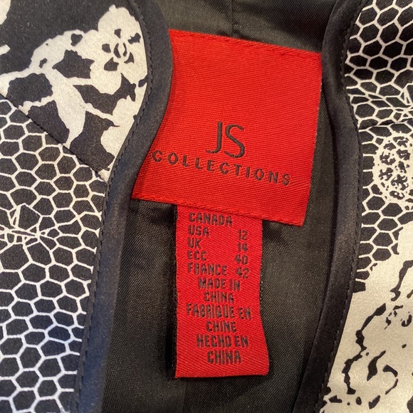 JS Collection button up jacket with cute cummerbund - Picture 2 of 5